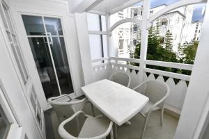 Ein Balkon oder eine Terrasse in der Unterkunft Seepark Sellin - Apt. 404