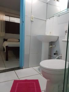 Een badkamer bij Hotel Pousada Maravista