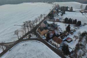Landpension Bielatal - Raum v zimě