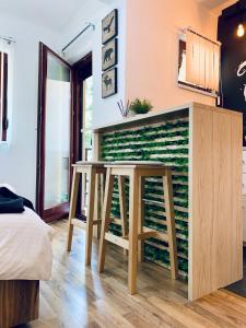 Ένα ή περισσότερα κρεβάτια σε δωμάτιο στο Apartment Take a breath