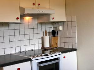 Köök või kööginurk majutusasutuses Pensionat Söderåsen