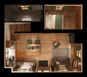 TV a/nebo společenská místnost v ubytování Baita Valon - Alpine Hideaway