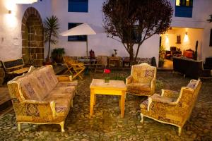 A seating area at Inkarri Cusco