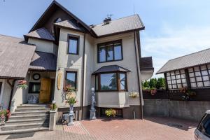 a large house with at Sveciu namai Audra in Palanga