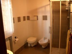 Koupelna v ubytování B&B Borgo Tre Case