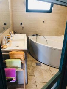 Ένα μπάνιο στο Apartments Afrodita