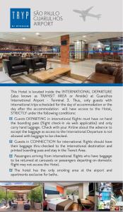 a screenshot of a flyer for a furniture store at TRYP BY WYNDHAM São Paulo Airport - Hotel de Transito Terminal 3 INTERNACIONAL - Lado Ar - Área restrita á passageiros já embarcados e sem bagagens para despachar - Transit Hotel, only carry-on in Guarulhos