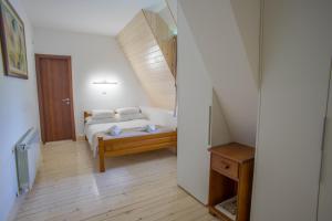 Rúm í herbergi á Hotel Polar Star