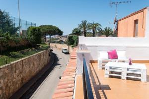 Balkón nebo terasa v ubytování Apartamentos Costa Brava Las Vistas