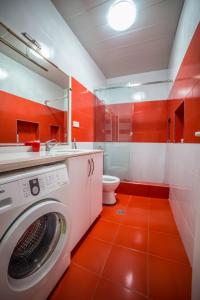 Koupelna v ubytování Guest House Theodora