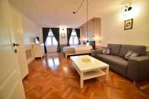 Zona d'estar a Maison Blanche