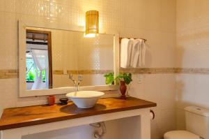 Kylpyhuone majoituspaikassa Pousada Villa Bahia