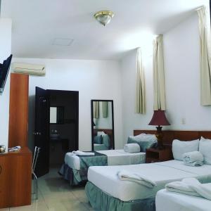 Ένα ή περισσότερα κρεβάτια σε δωμάτιο στο Hotel Arbol de Sueños