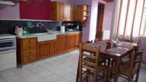 Kuchyň nebo kuchyňský kout v ubytování Sitzanaki Home