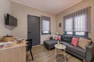 Televízia a/alebo spoločenská miestnosť v ubytovaní Cosy apartment in the heart of the city centre