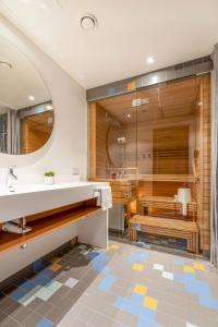 Koupelna v ubytování Hotel Sophia by Tartuhotels