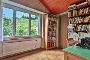 Die Bibliothek im Ferienhaus