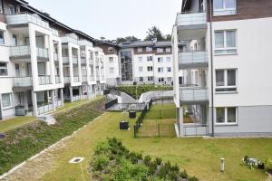 Vonkajšia záhrada v ubytovaní Natura Apartament