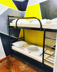 Postel nebo postele na pokoji v ubytování Yourhostel Университет