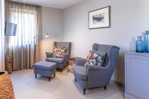 Гостиная зона в Contrada del Nonno Apartments (city center - private parking on-site)