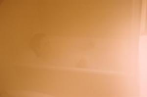 a yellow room with a shelf with a mouse on it at Pol & Grace Hotel in Barcelona
