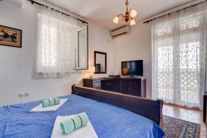 Ένα ή περισσότερα κρεβάτια σε δωμάτιο στο Sea Line Apartments +20 φωτογραφίες