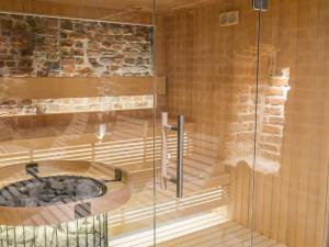 Koupelna v ubytování Hotel Spichrz