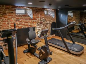 Fitness centrum a/nebo fitness zařízení v ubytování Hotel Spichrz