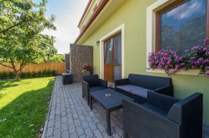 Zahrada ubytování Třeboňské Apartmány