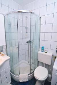 Koupelna v ubytování Apartman Duga