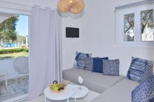 TV a/nebo společenská místnost v ubytování Kastraki Dunes Naxos