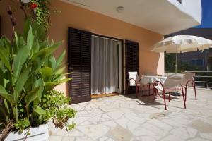Patio nebo venkovní prostory v ubytování Apartments Delic
