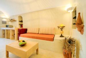 Χώρος καθιστικού στο Pasithea Suites