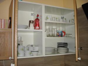 Kuchyň nebo kuchyňský kout v ubytování Ferienwohnung Anna
