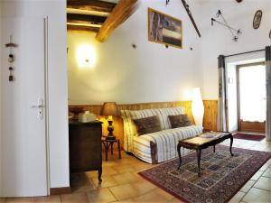 Χώρος καθιστικού στο Le Cottage du Château