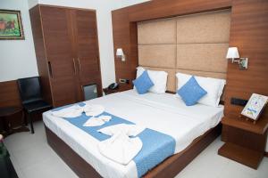 Postel nebo postele na pokoji v ubytování Moskva Hotel