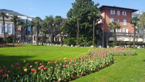 Vonkajšia záhrada v ubytovaní Apartment Greenhouse