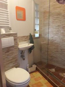 Koupelna v ubytování Apartman Na Horách