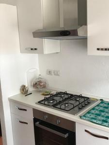 Kuchyň nebo kuchyňský kout v ubytování Delizioso appartamento in corte