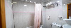 Koupelna v ubytování Hotel Quino
