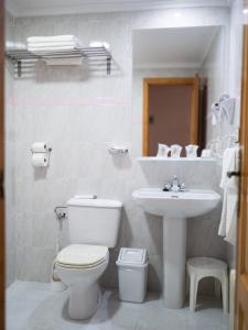 Koupelna v ubytování Hotel Quino