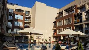 Bazén v ubytování Apartman Horizont II - side sea view nebo v jeho okolí