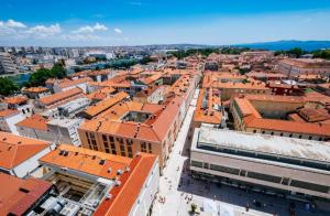 Výhľad na mesto Zadar alebo výhľad na mesto priamo z apartmánu