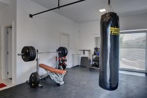 Posilňovňa alebo fitness centrum v ubytovaní Villa Dream
