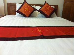 Katil atau katil-katil dalam bilik di Hanoi Ecogreen Hostel