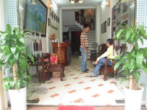 Khu vực sảnh/lễ tân tại Hanoi Ecogreen Hostel