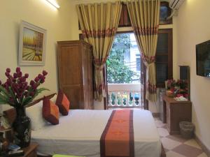 Katil atau katil-katil dalam bilik di Hanoi Ecogreen Hostel