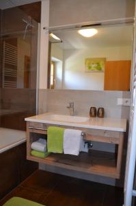 Kúpeľňa v ubytovaní Appartements Gadenstätter