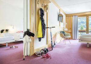 Voodi või voodid majutusasutuse Hotel Kreuz Lenk toas