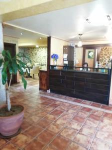 Lobbyn eller receptionsområdet på Hotel Rústico Punta Uia